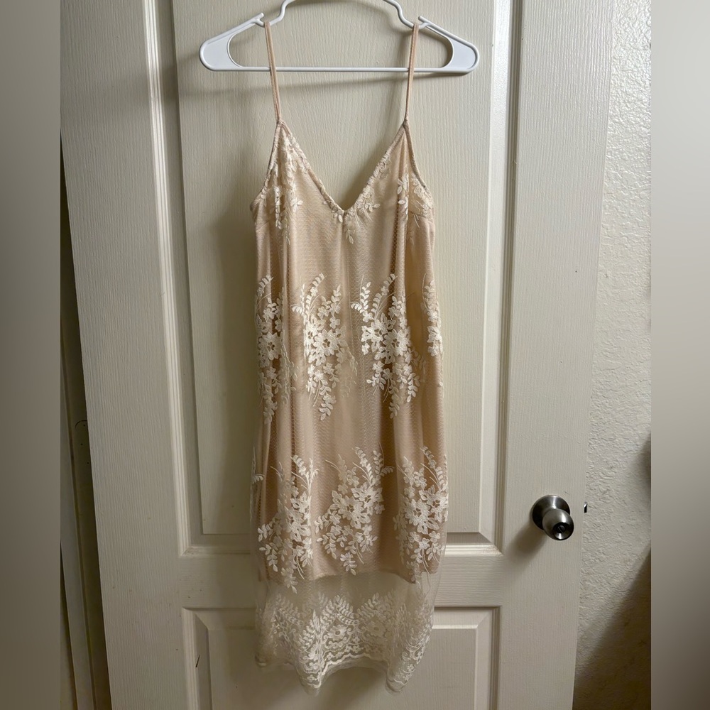 Cream Lace Dress
